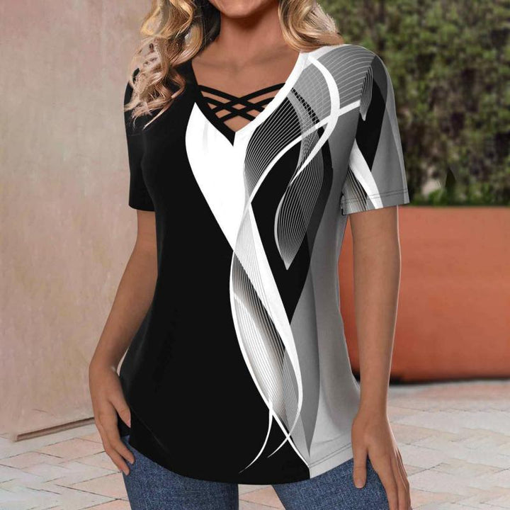 Casual Gradient Blouse