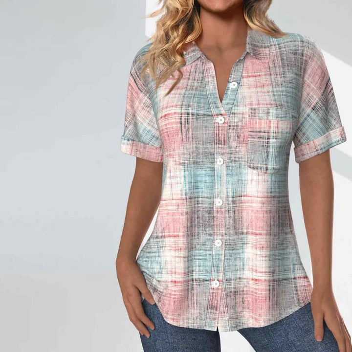 Casual gradient blouse
