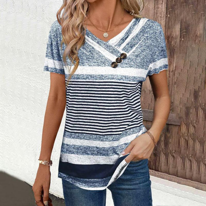 Casual Striped Blouse
