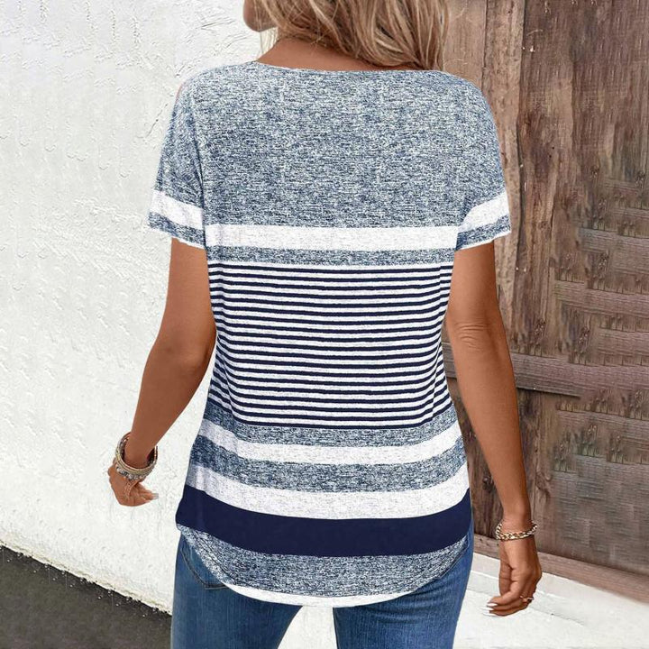 Casual Striped Blouse