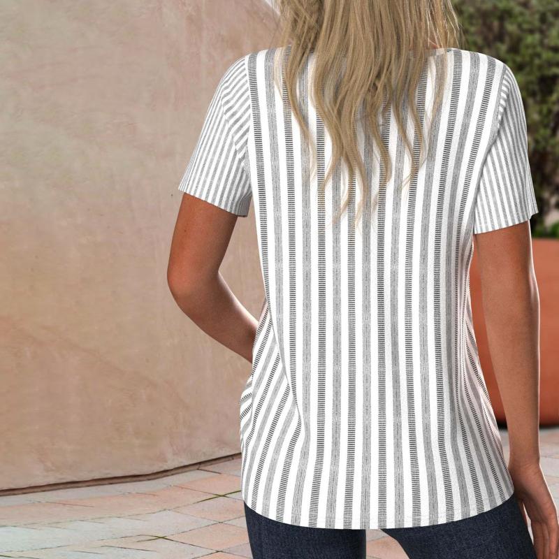 Striped Casual Blouse