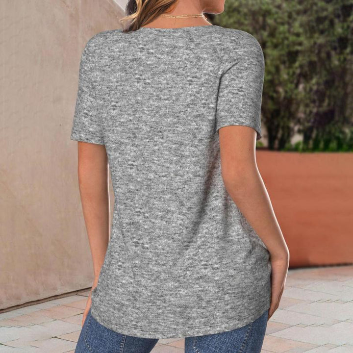 Casual butterfly print t-shirt