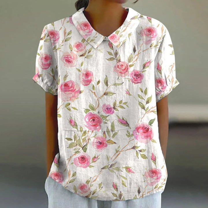Elegant Blouse with Floral Print