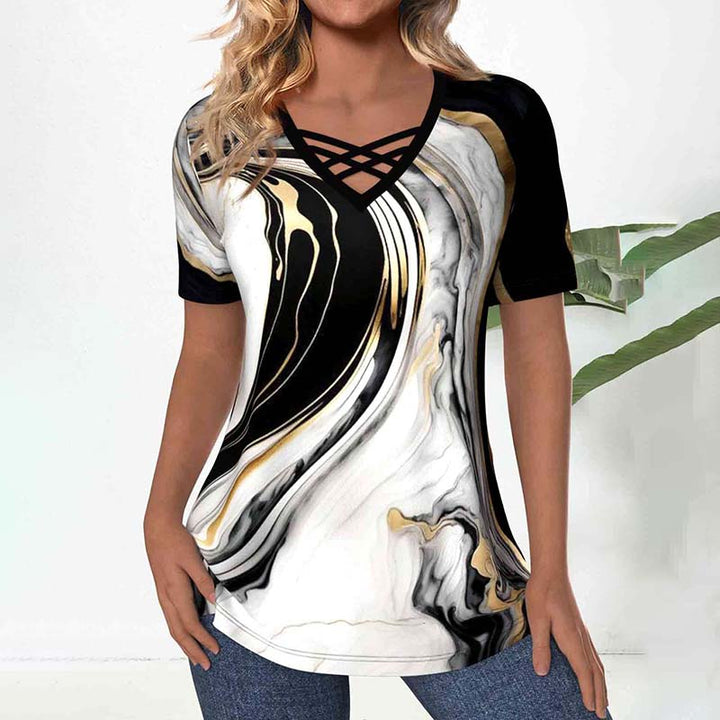 Casual Gradient Blouse