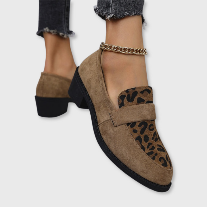 Sofie™ | Retro Leopard Loafers
