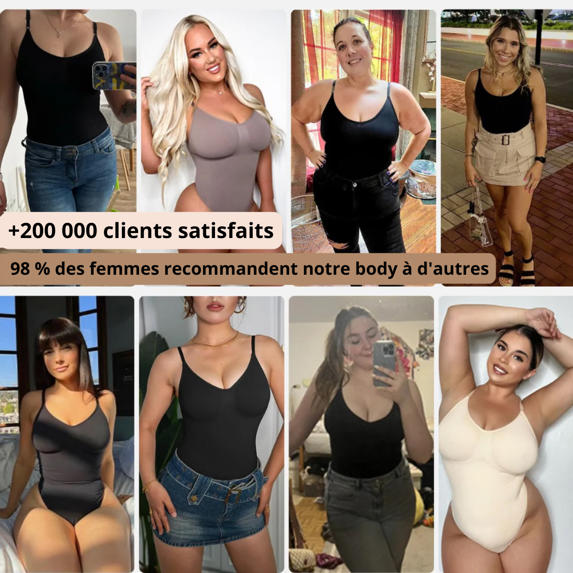 Body sculpting shapewear with briefs