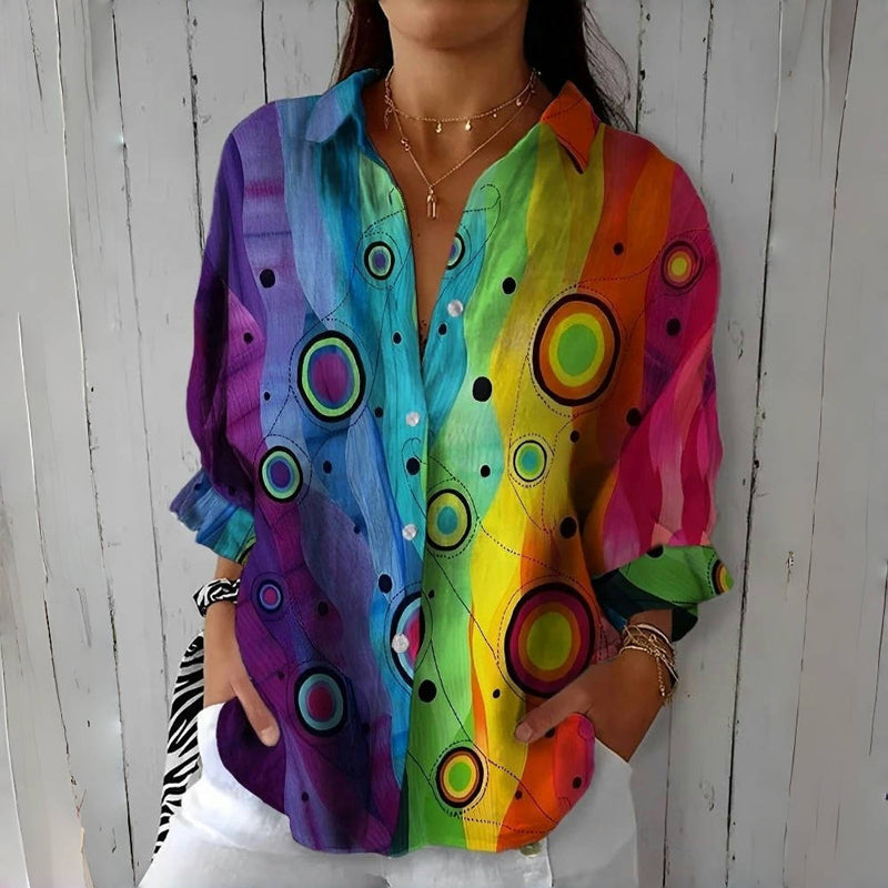 Colorful Vintage Blouse