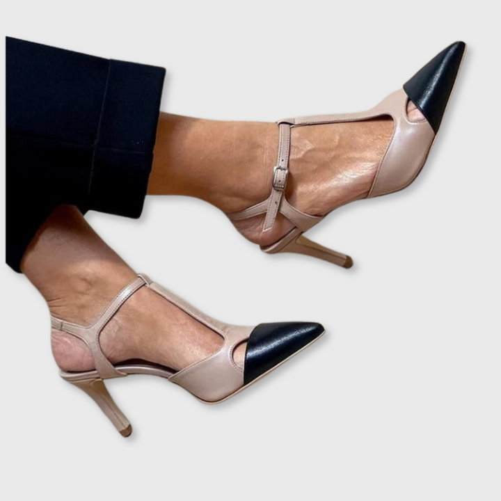 Elise™ | Two-Tone Pointed Heels