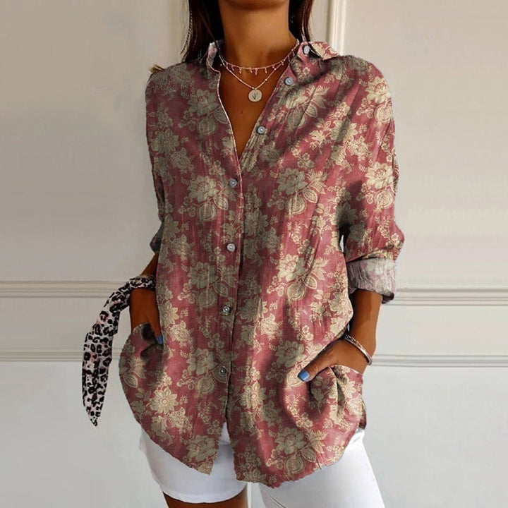 Vintage Floral Blouse