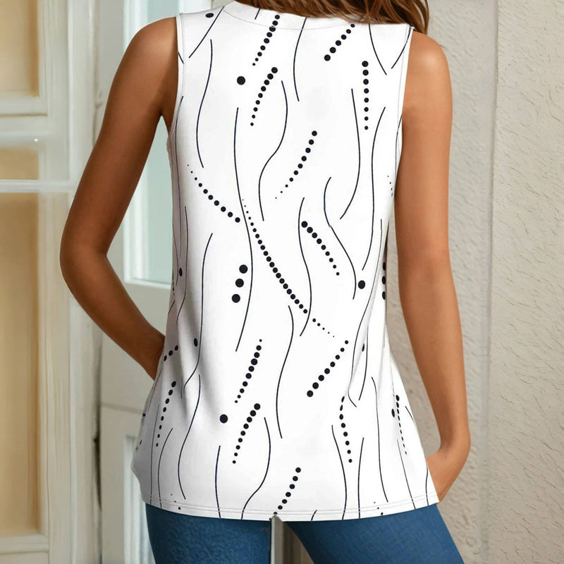 Casual Polka Dot Tank Top