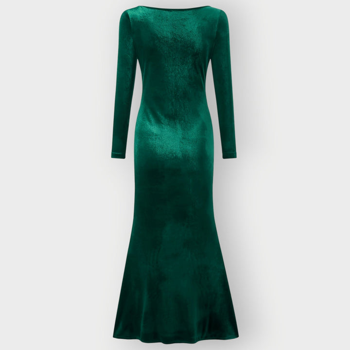 Darcy – Luxe Evening Silhouette Velvet Gown