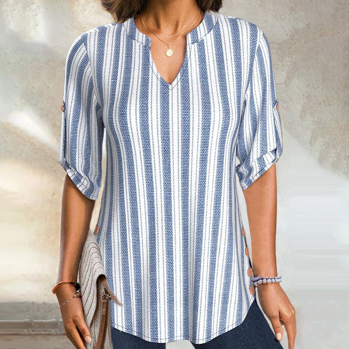Striped Casual Blouse