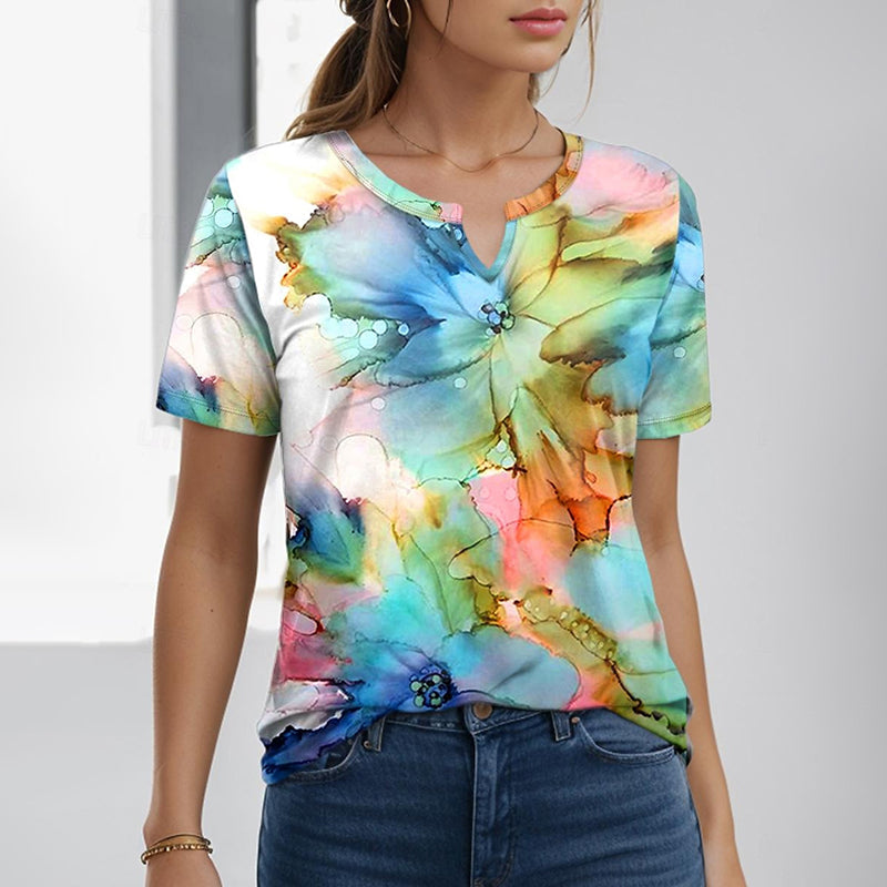 Casual gradient t-shirt