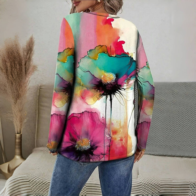 Vintage Floral Print T-Shirt