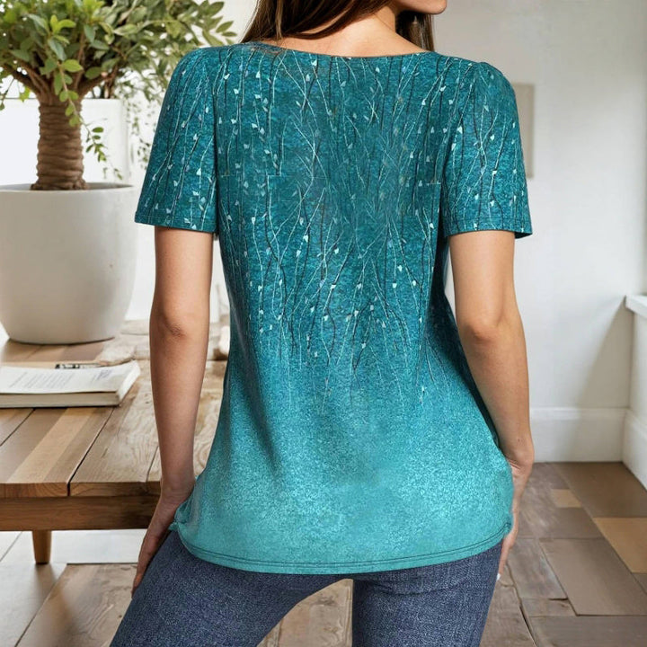 Vintage Gradient Blouse