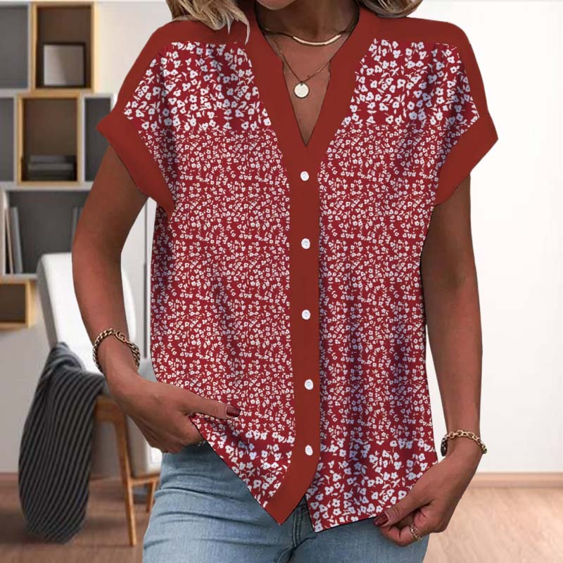 Vintage Floral Blouse