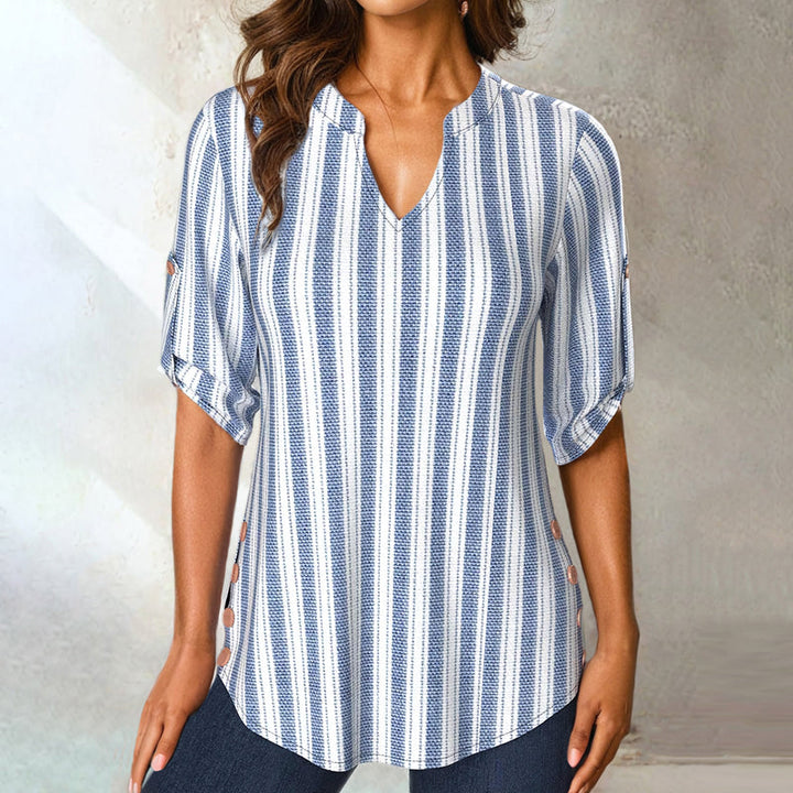 Striped Casual Blouse