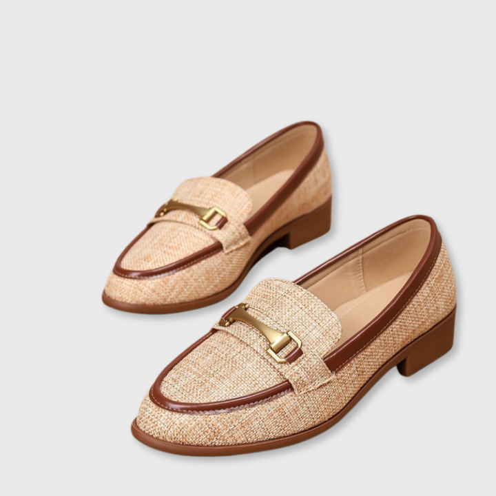 Elvira™ | Retro Loafers with Buckle