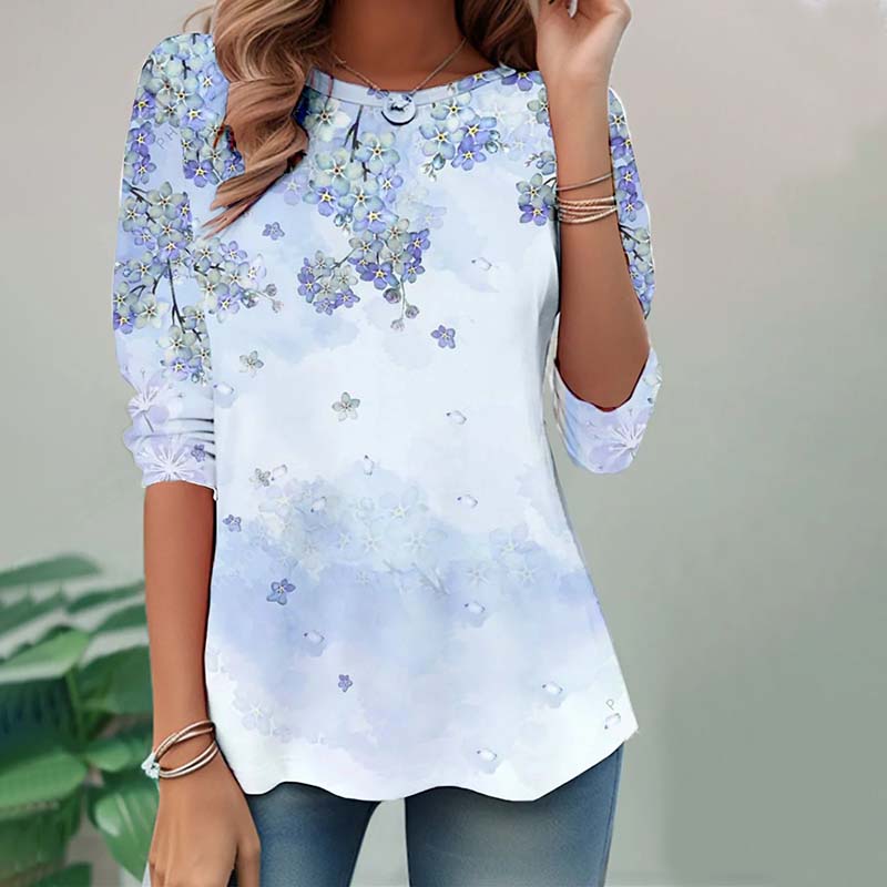 Vintage Floral Print T-Shirt