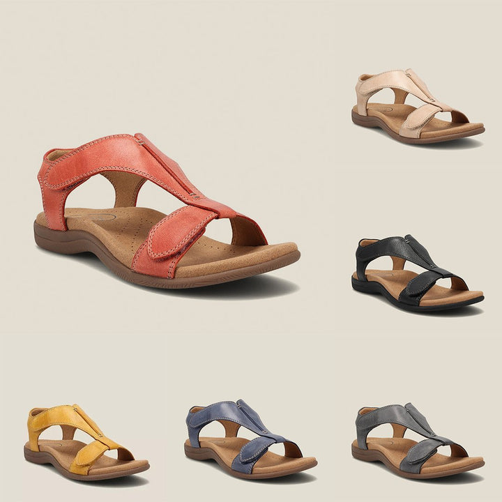 Tess - Casual Leather Orthopedic Sandals