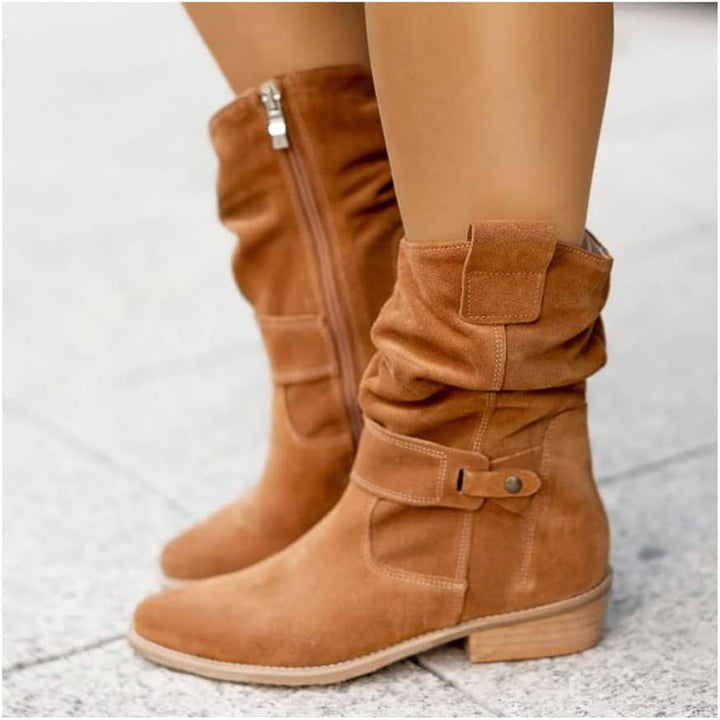 Elly | Stylish Suede Knee Boots