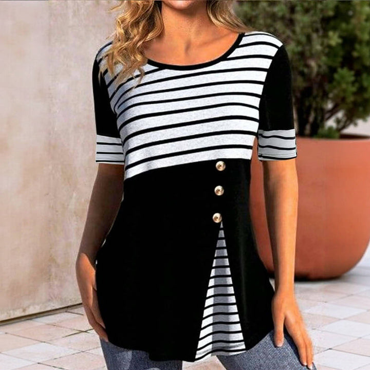 Casual Striped Blouse