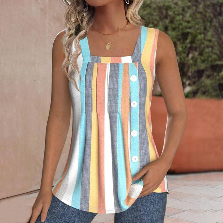 Colorful Striped Tank Top