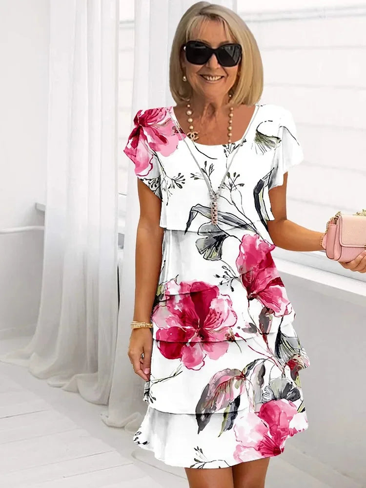 Brenda | Elegant Floral Dress