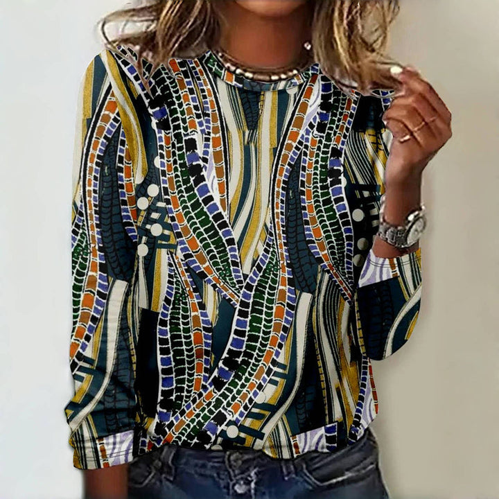 Vintage T-Shirt with Abstract Print