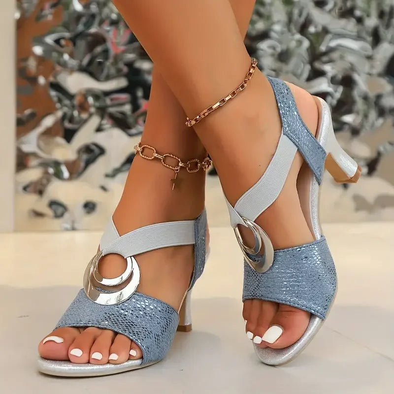 Noor™ | Elegant Buckle Heels