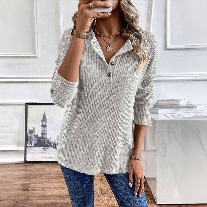 Casual Plain Sweatshirt