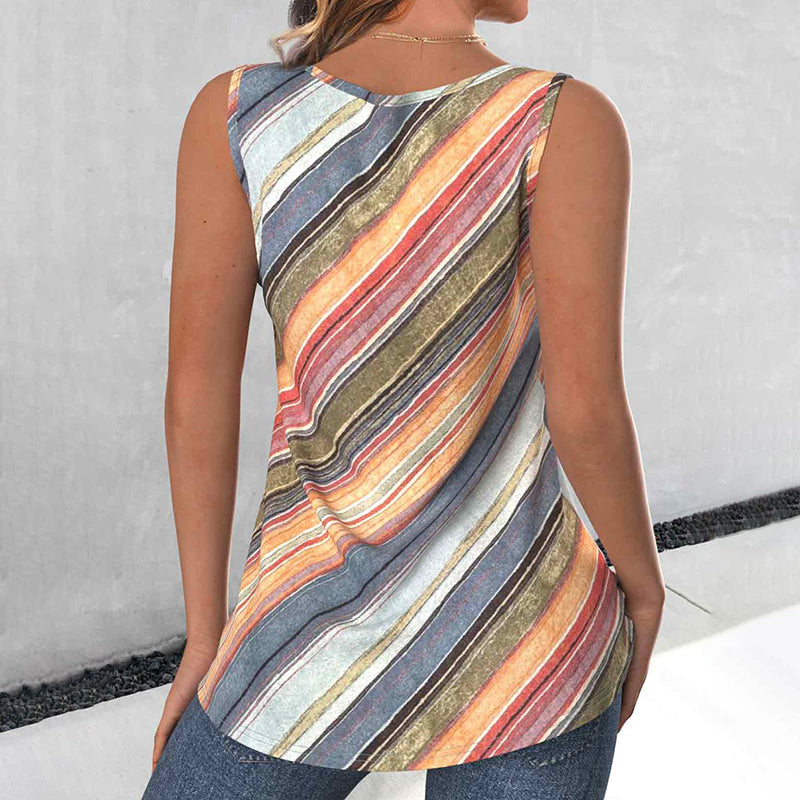 Colorful Striped Tank Top