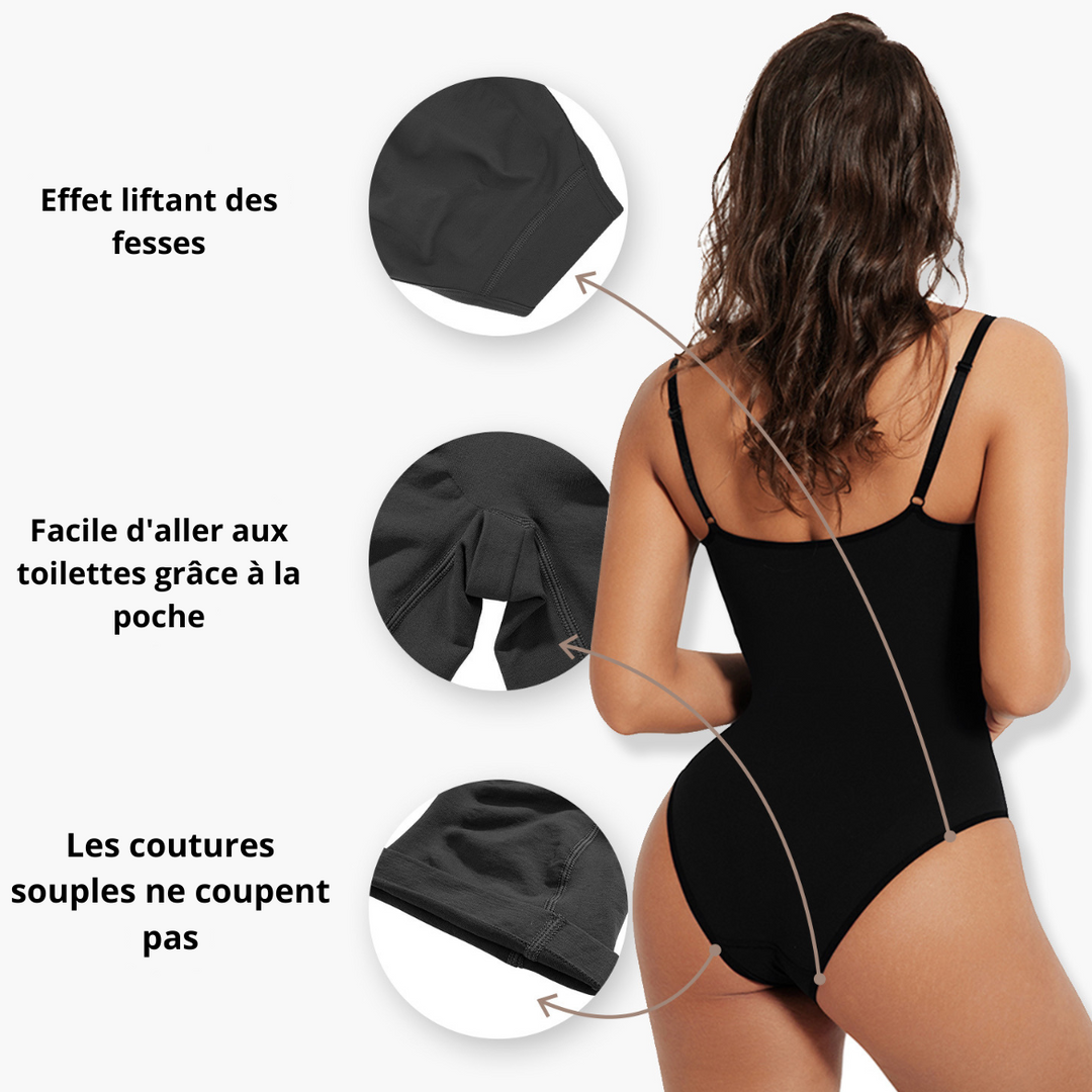 Body sculpting shapewear with briefs
