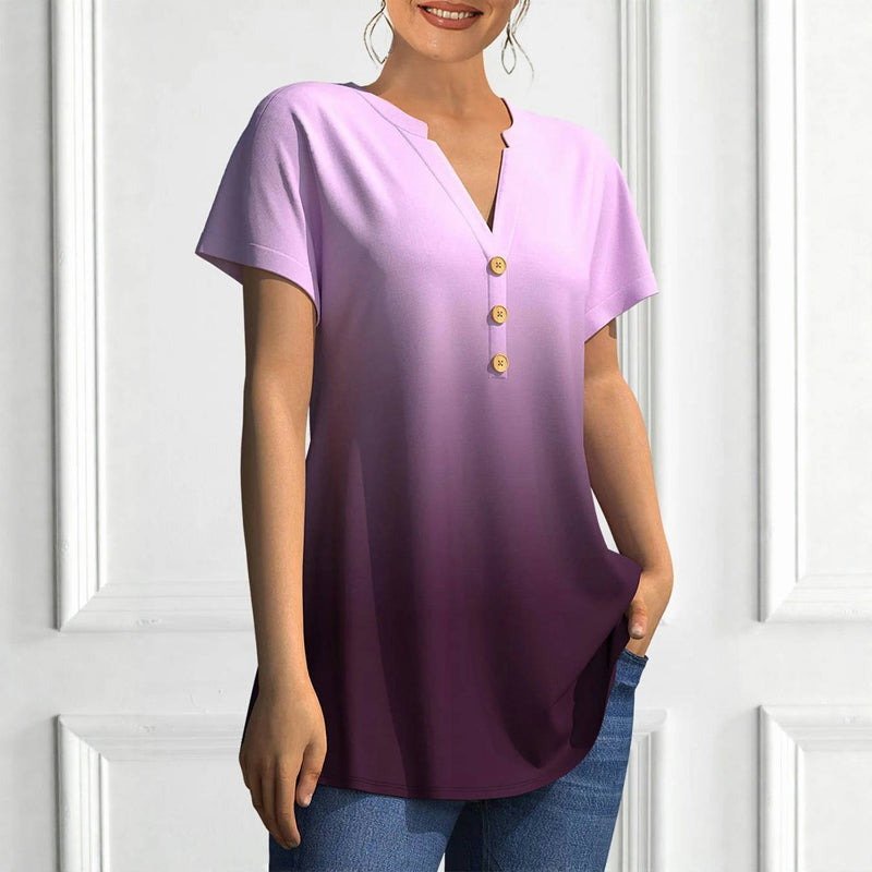 Casual Gradient Blouse