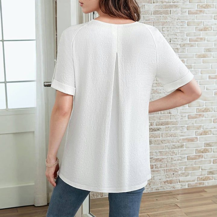 Casual Solid Blouse
