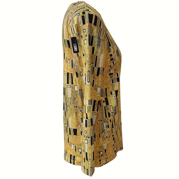 Métis T-Shirt with Vintage Abstract Print