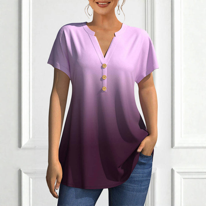 Casual Gradient Blouse