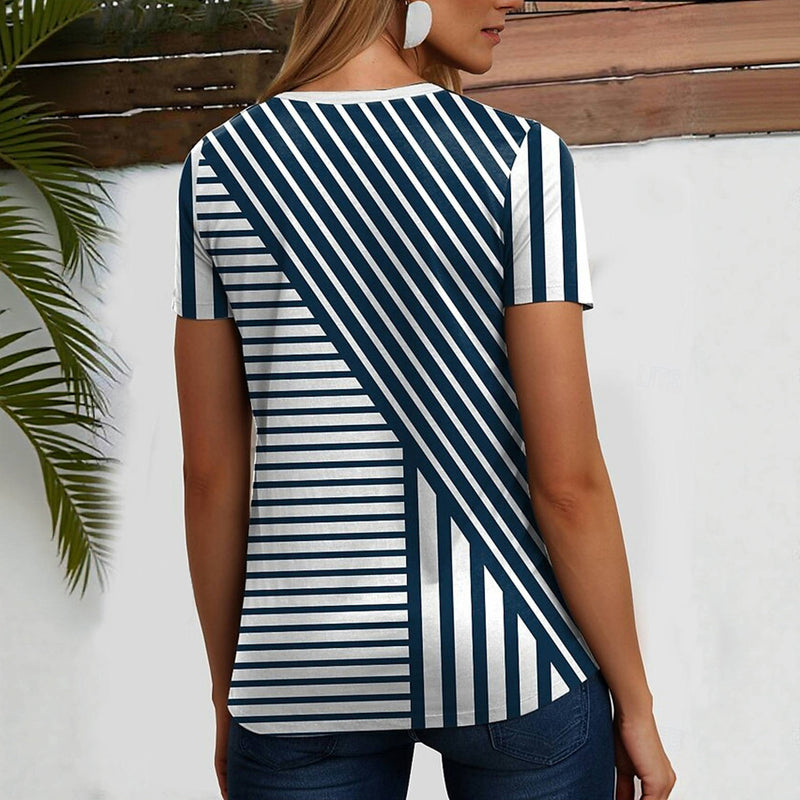 Striped Casual T-Shirt