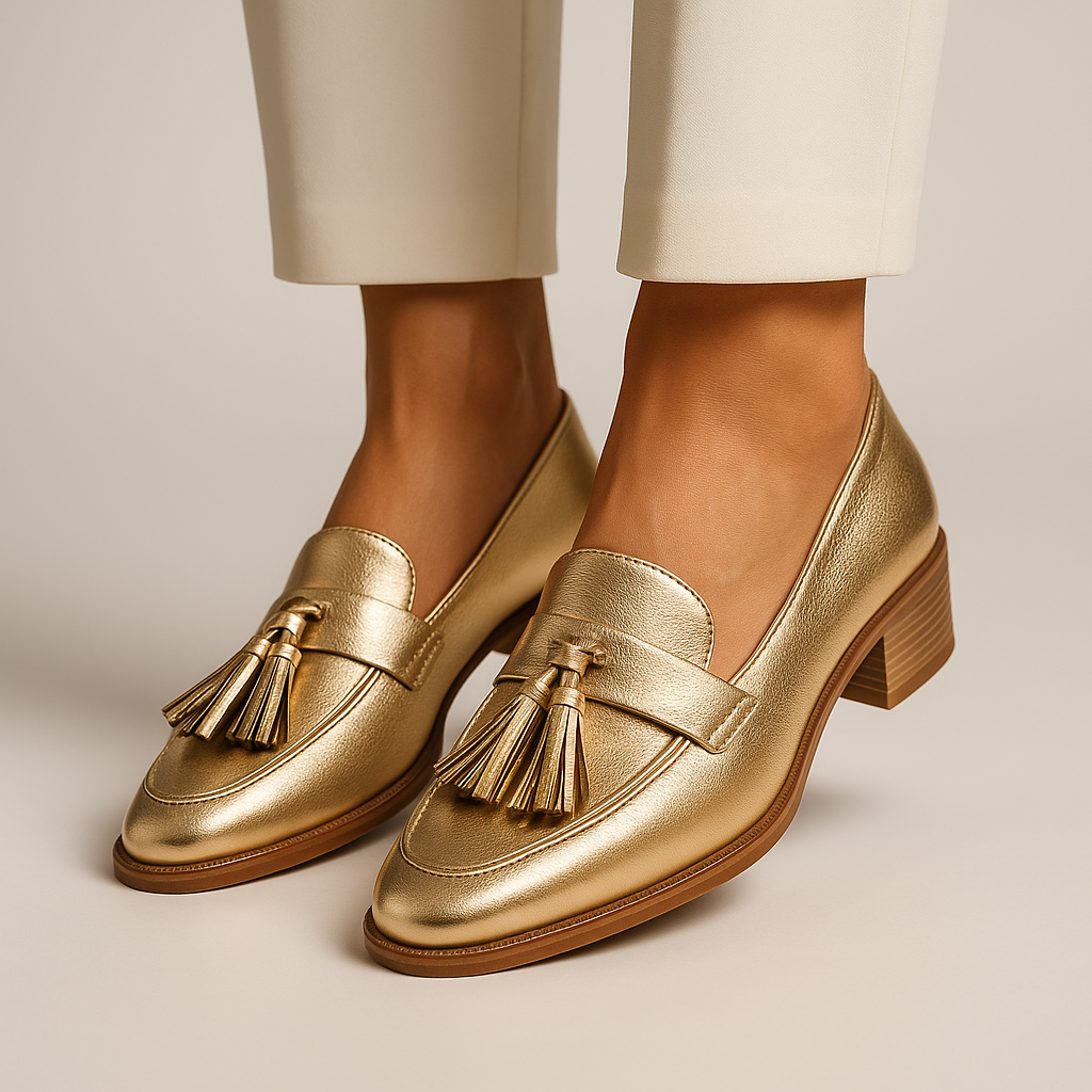 Valerie™ | Women's Golden Loafers