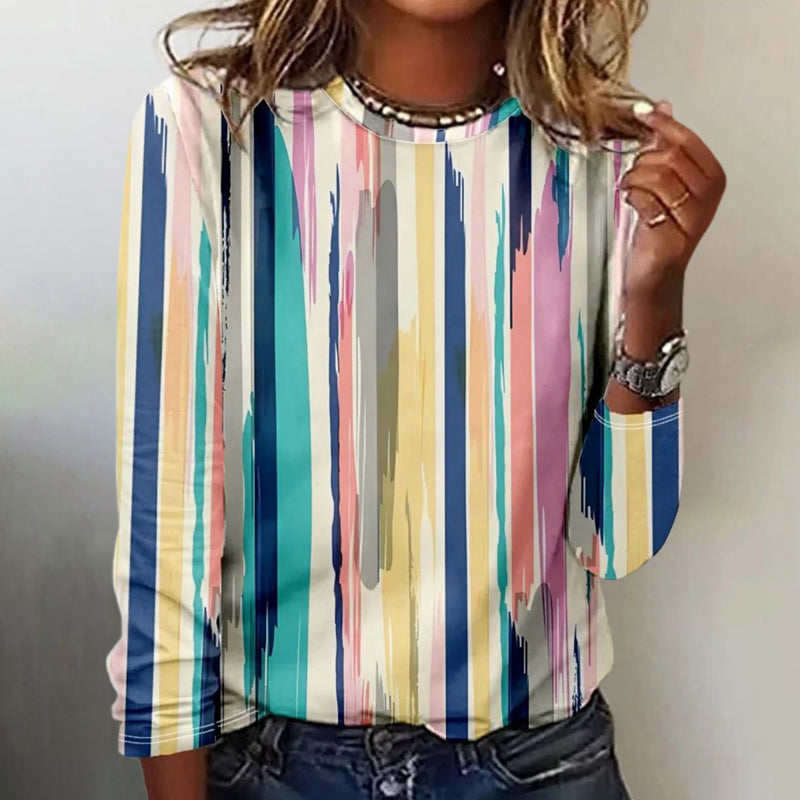 Vintage Multicolor Striped T-shirt