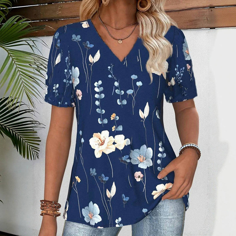 Vintage Floral Print T-Shirt