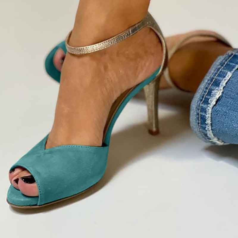 Yara™ | Shiny Heels with Strap