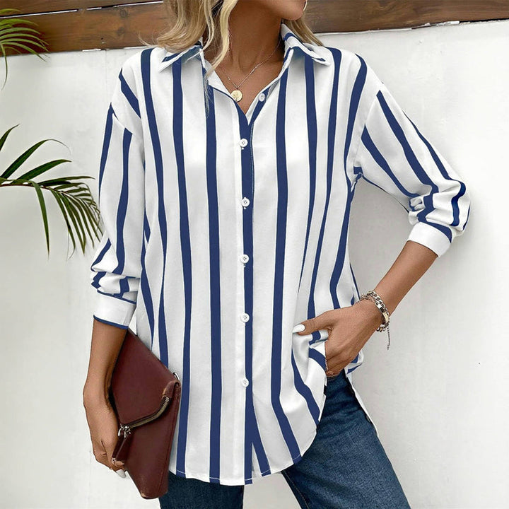 Casual Striped Blouse