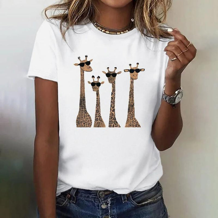 Creative Animal Print T-shirt