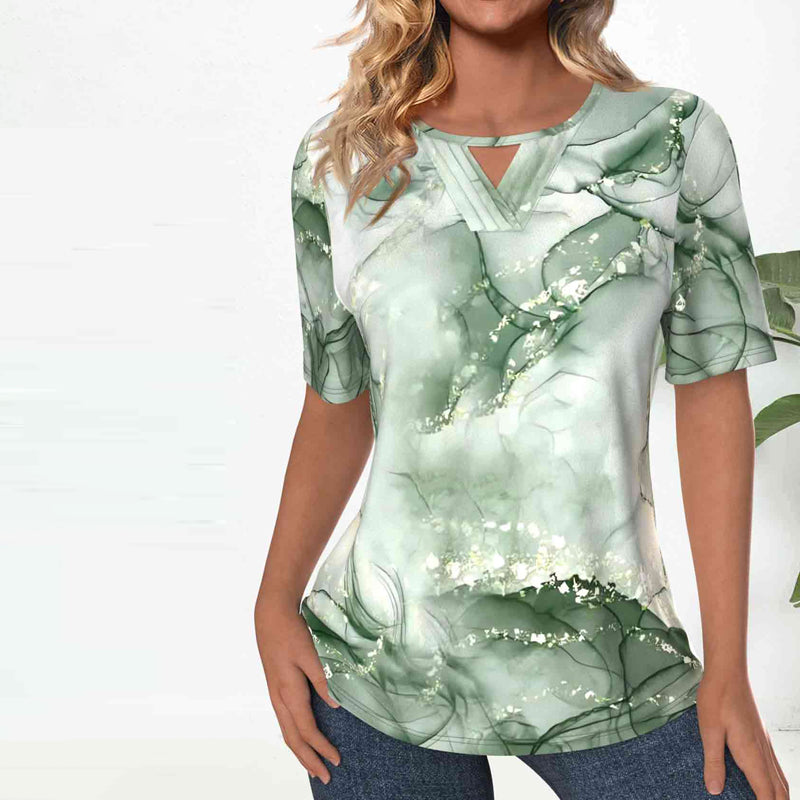 Vintage Blouse with Color Gradient