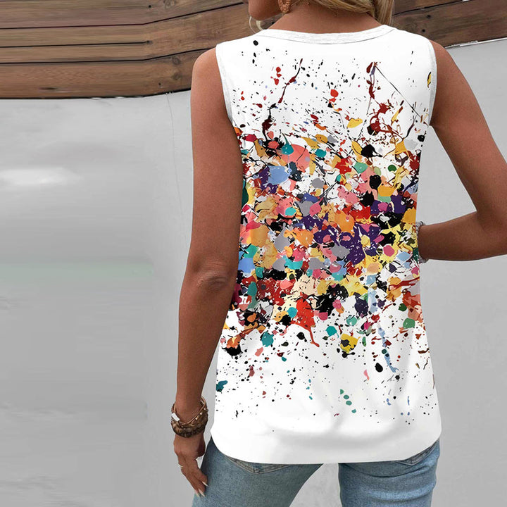 Colorful Graffiti Tank Top