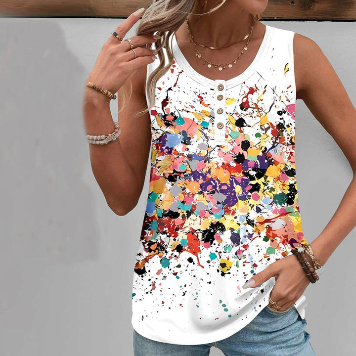 Colorful Graffiti Tank Top