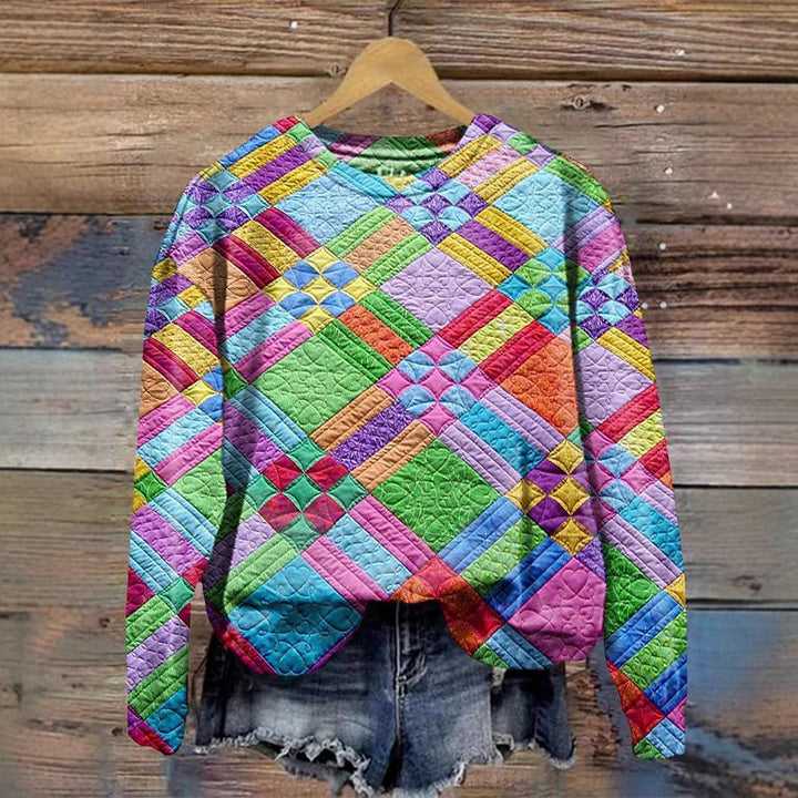 Colorful Casual Sweatshirt