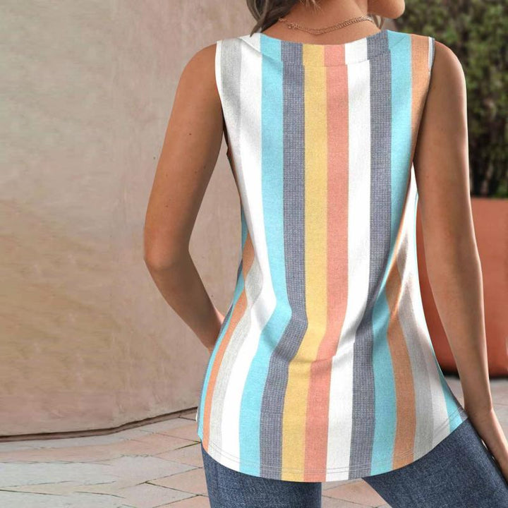 Colorful Striped Tank Top
