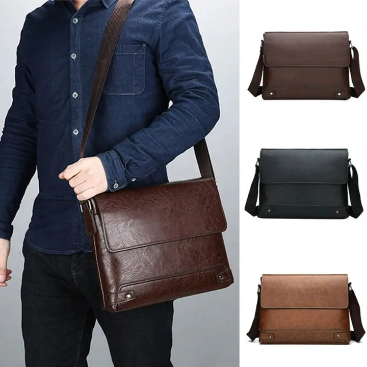 Jackson™ - All-in-One Leather Shoulder Bag